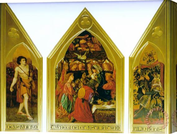 Dante Gabriel Rossetti The Seed of David Stretched Canvas Print / Canvas Art