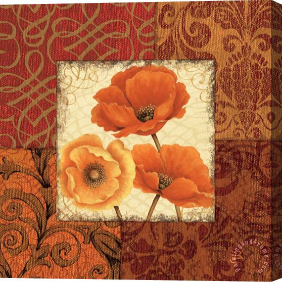 Daphne Brissonnet Poppy Spices II Stretched Canvas Painting / Canvas Art