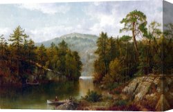 Bellano on Lake Como Canvas Prints - The Lake George by David Johnson