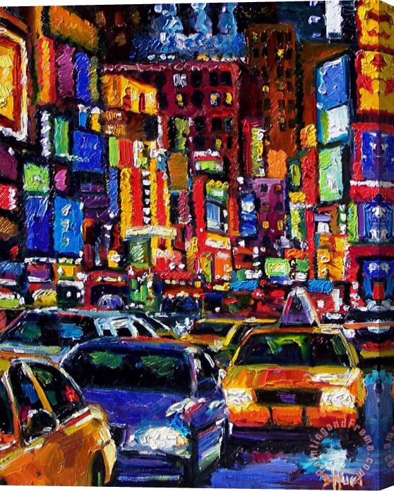 Debra Hurd New York City Stretched Canvas Painting / Canvas Art
