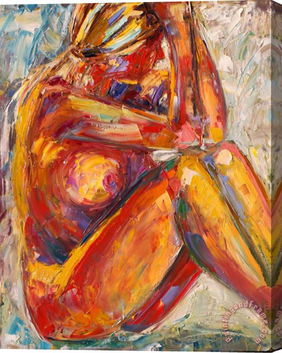Debra Hurd Nude 2 Stretched Canvas Print / Canvas Art
