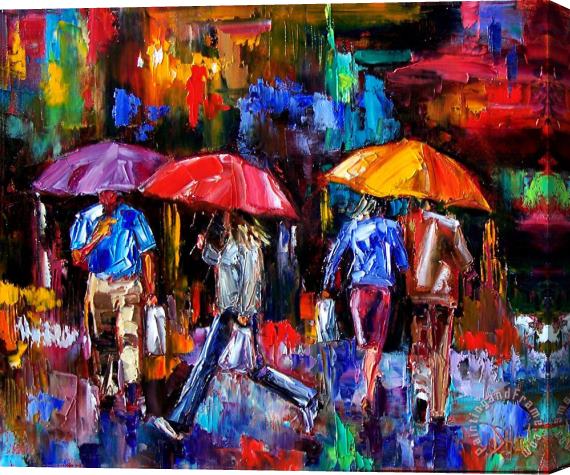 Debra Hurd Shopping Bags Stretched Canvas Painting / Canvas Art