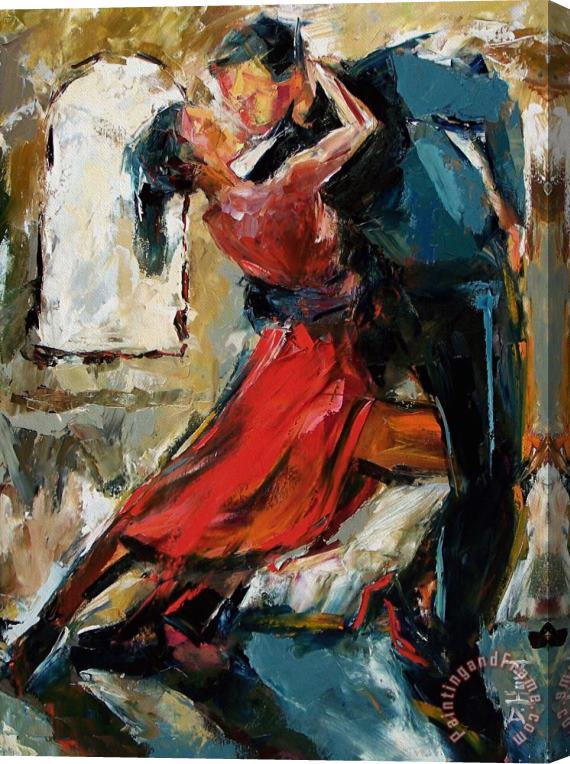Debra Hurd Tango By The Window Stretched Canvas Painting / Canvas Art