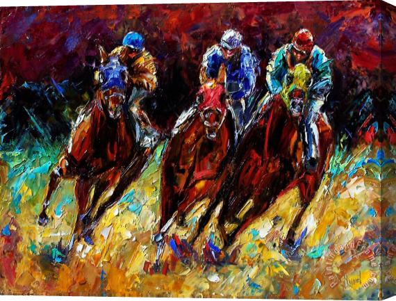 Debra Hurd The Turn Stretched Canvas Painting / Canvas Art