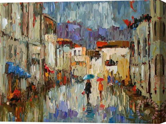 Debra Hurd Tourists Stretched Canvas Painting / Canvas Art