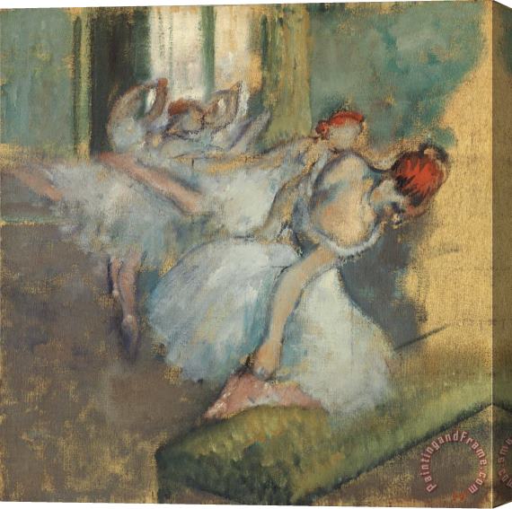 Degas Ballet Dancer Stretched Canvas Painting / Canvas Art