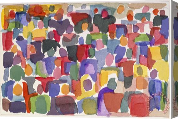 Diana Ong Crowd Iv Stretched Canvas Painting / Canvas Art