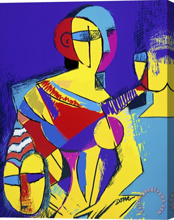 Diana Ong Homage to Picasso Stretched Canvas Print / Canvas Art