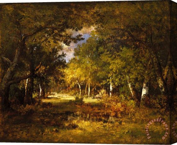 Diaz De La Pena, Narcisse Virgile Forest Scene Stretched Canvas Print / Canvas Art