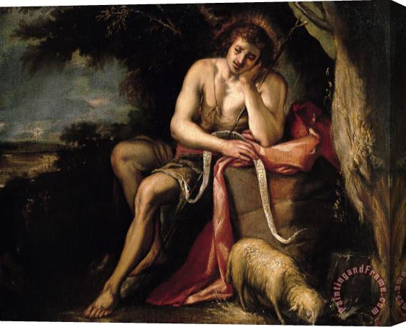 Diego Polo St. John The Baptist Stretched Canvas Print / Canvas Art