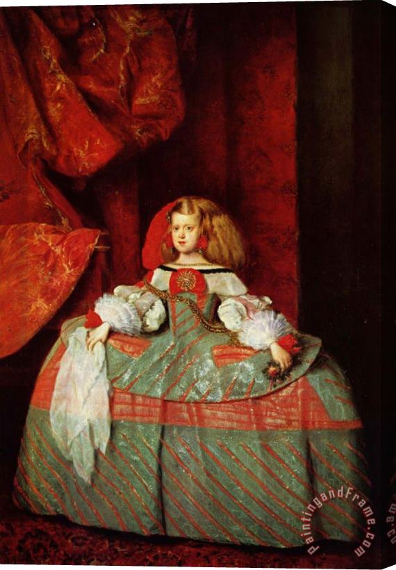 Diego Velazquez The Infanta Maria Marguerita in Pink 1659 Stretched Canvas Painting / Canvas Art