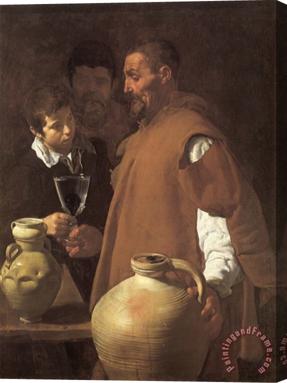 Diego Velazquez The Waterseller of Seville 1623 Stretched Canvas Painting / Canvas Art