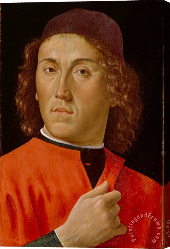 Domenico Ghirlandaio Young Man Stretched Canvas Print / Canvas Art