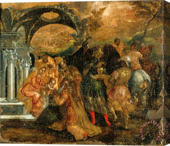 Domenikos Theotokopoulos, El Greco The Adoration of The Magi Stretched Canvas Print / Canvas Art