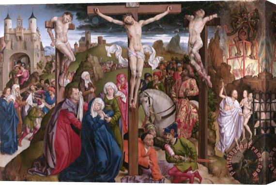 Dreux Bude Master The Crucifixion Dreux Bude Master Google Art Project.jpg Stretched Canvas Painting / Canvas Art