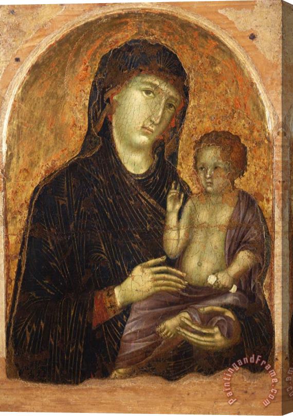 Duccio Madonna with Child Stretched Canvas Painting / Canvas Art