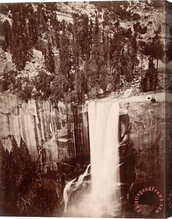 Eadweard J. Muybridge Pi Wi Ack (shower of Stars), Vernal Fall, 400 Feet, Valley of Yosemite Stretched Canvas Painting / Canvas Art