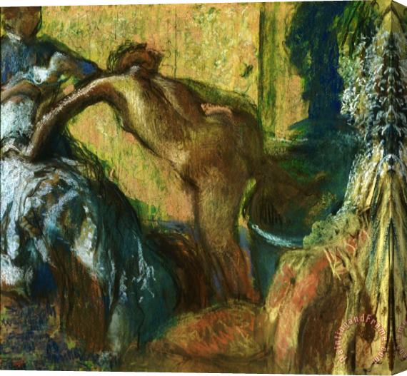 Edgar Degas After The Bath 2 Stretched Canvas Print / Canvas Art