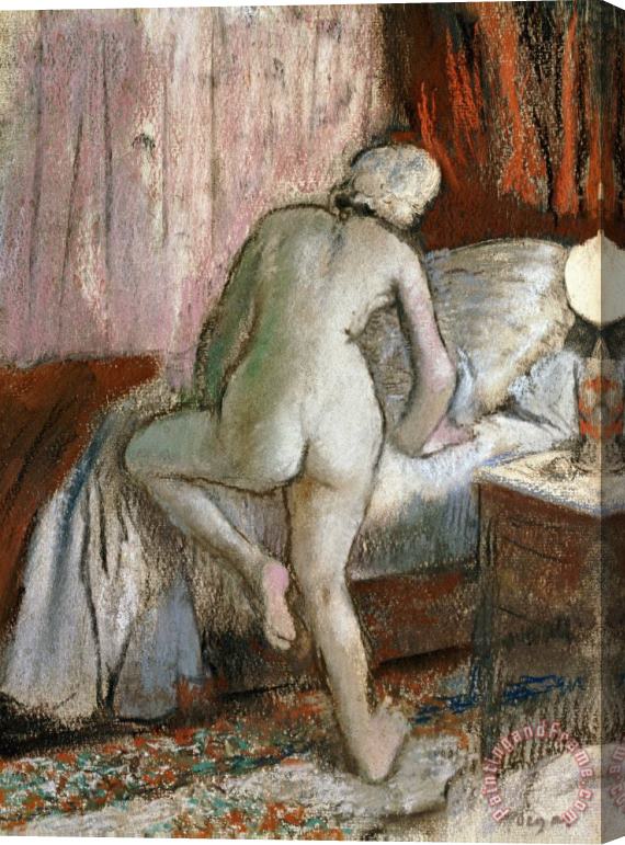 Edgar Degas Bedtime Stretched Canvas Painting / Canvas Art