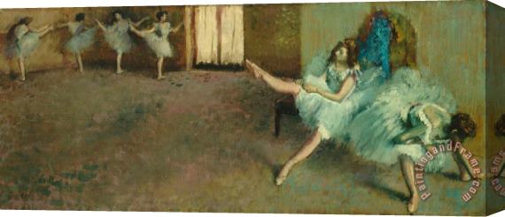 Edgar Degas Before The Ballet Stretched Canvas Print / Canvas Art