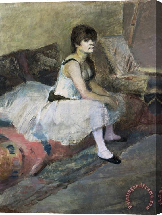 Edgar Degas Dancer at Rest Stretched Canvas Painting / Canvas Art