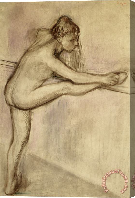 Edgar Degas Dancer At The Bar Stretched Canvas Print / Canvas Art