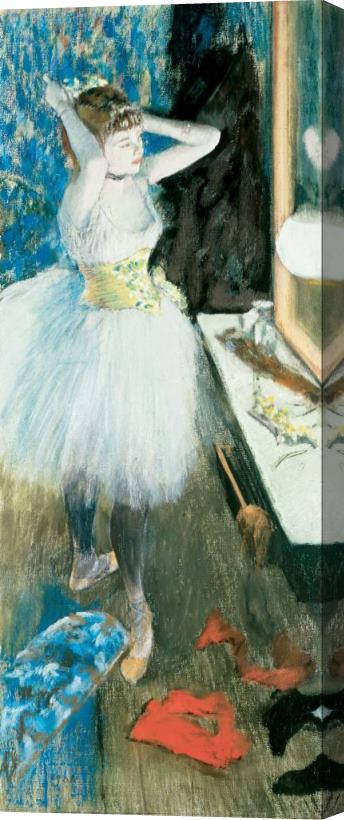 Edgar Degas Dancer in Her Dressing Room Stretched Canvas Print / Canvas Art