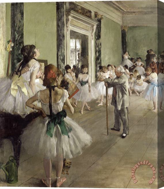 Edgar Degas The Ballet Class Stretched Canvas Painting / Canvas Art