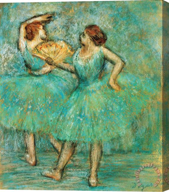 Edgar Degas Two Dancers, C. 1905 Stretched Canvas Painting / Canvas Art