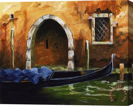 Edit Voros Venice 001 Stretched Canvas Painting / Canvas Art