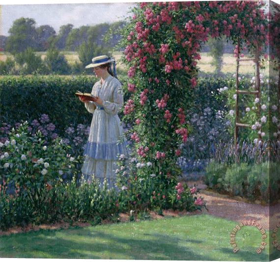 Edmund Blair Leighton Sweet Solitude Stretched Canvas Painting / Canvas Art