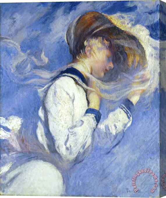 Edmund Charles Tarbell Summer Breeze Stretched Canvas Painting / Canvas Art