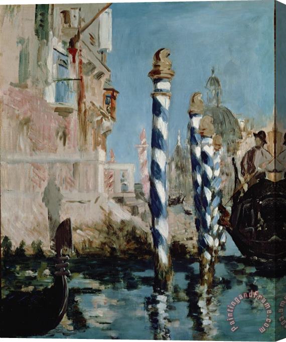 Edouard Manet Grand Canal Stretched Canvas Print / Canvas Art Edouard Manet Grand Canal Stretched Canvas Print / Canvas Art
