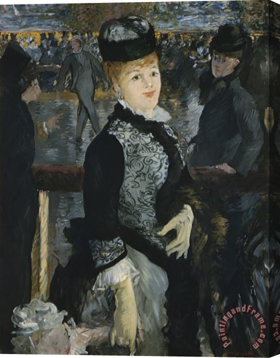 Edouard Manet Skating Stretched Canvas Print / Canvas Art