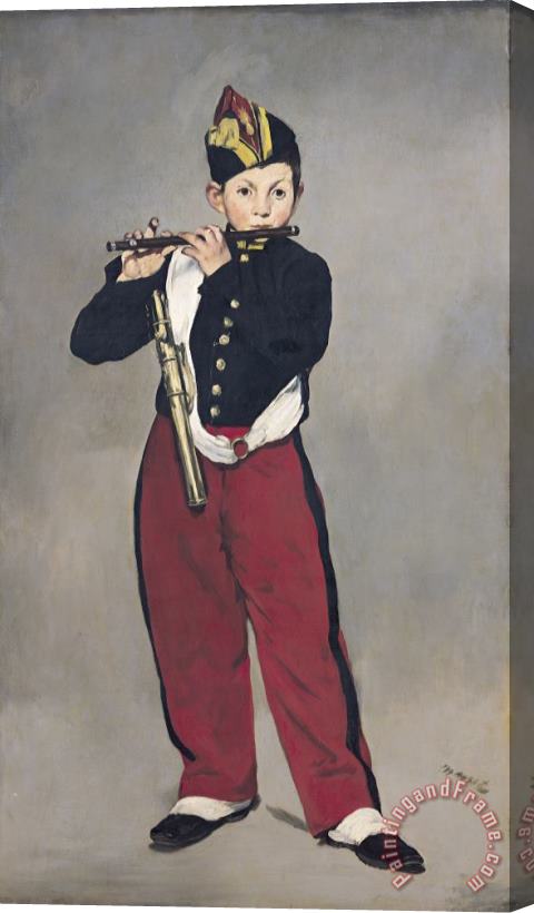 Edouard Manet The Fifer Stretched Canvas Painting / Canvas Art