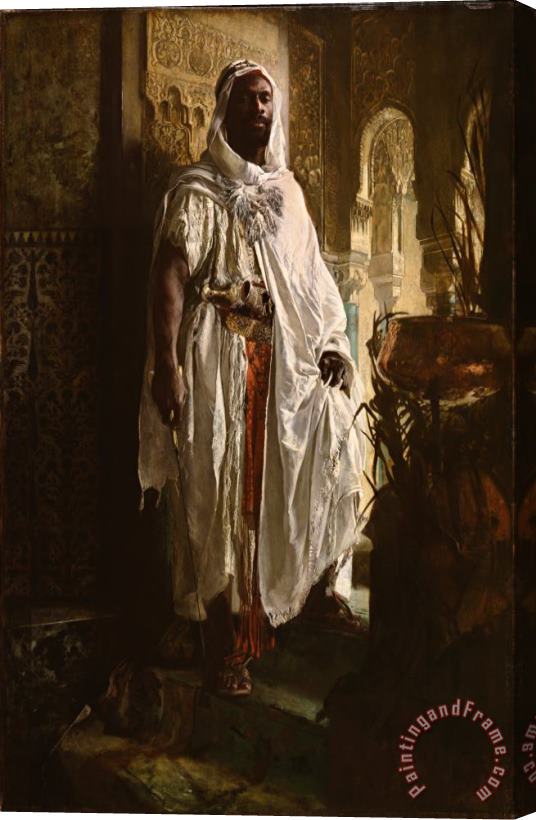 Eduard Charlemont, Austrian The Moorish Chief Stretched Canvas Print / Canvas Art