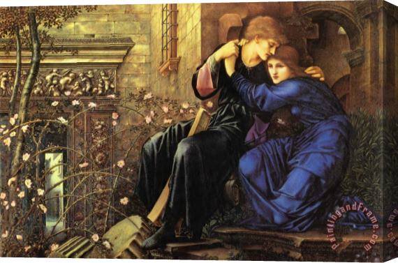 Edward Burne Jones Love Among The Ruins Stretched Canvas Painting / Canvas Art