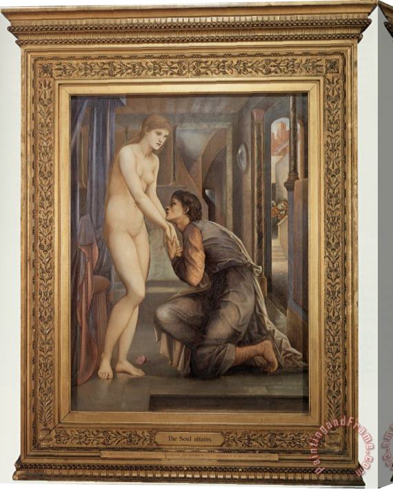 Edward Burne Jones Pygmalion And The Image IV &#173; The Soul Attains Stretched Canvas Print / Canvas Art