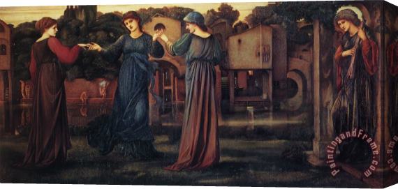 Edward Burne Jones The Mill Stretched Canvas Painting / Canvas Art