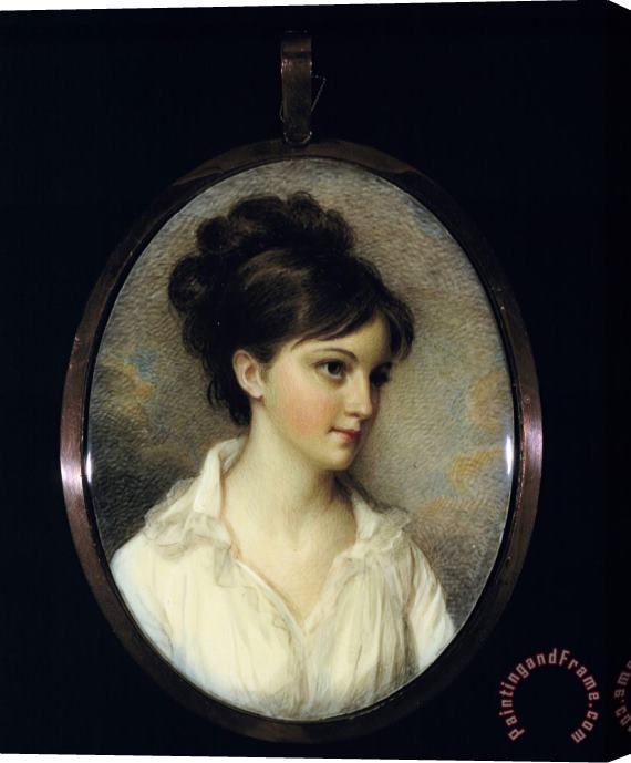 Edward Greene Malbone Eliza Izard (mrs. Thomas Pinckney, Jr.) Stretched Canvas Print / Canvas Art