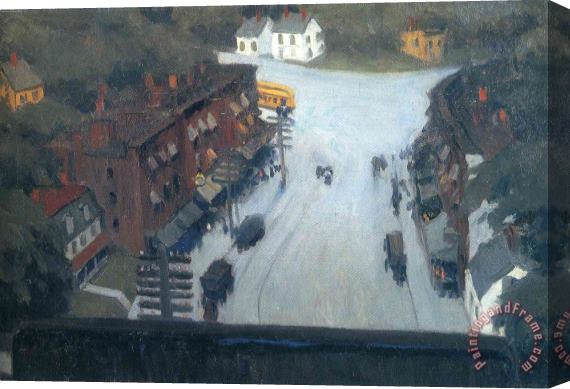 Edward Hopper American Village Stretched Canvas Painting / Canvas Art