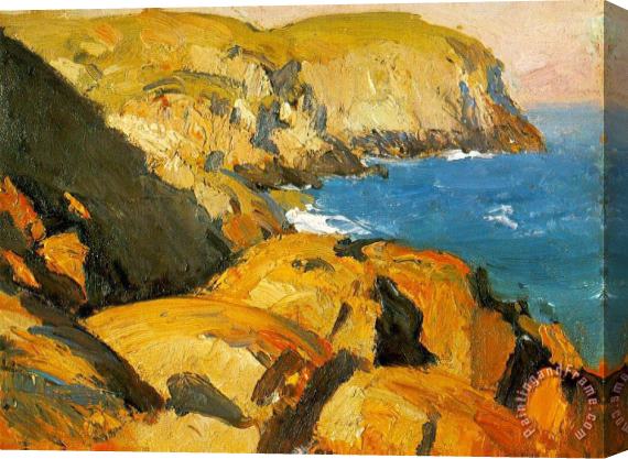 Edward Hopper Blackhead Monhegan 1919 Stretched Canvas Painting / Canvas Art
