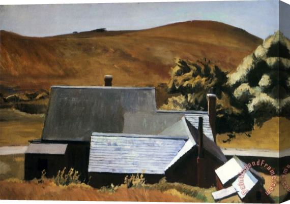 Edward Hopper Burly Cobb S House South Truro 1933 Stretched Canvas Painting / Canvas Art