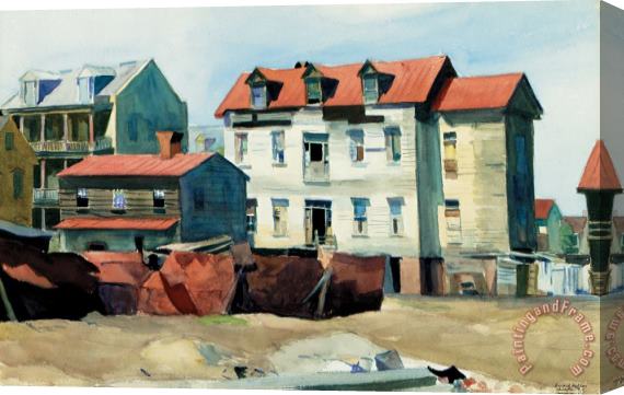 Edward Hopper Charleston Stretched Canvas Painting / Canvas Art
