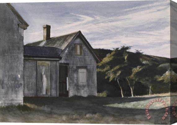 Edward Hopper Cobb's House Stretched Canvas Print / Canvas Art