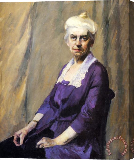 Edward Hopper Elizabeth Griffiths Smith Hopper The Artist S Mother 1916 Stretched Canvas Print / Canvas Art