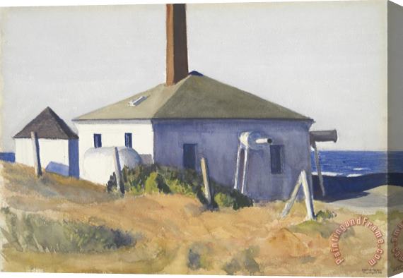 Edward Hopper House of The Fog Horn, No. 3 Stretched Canvas Print / Canvas Art