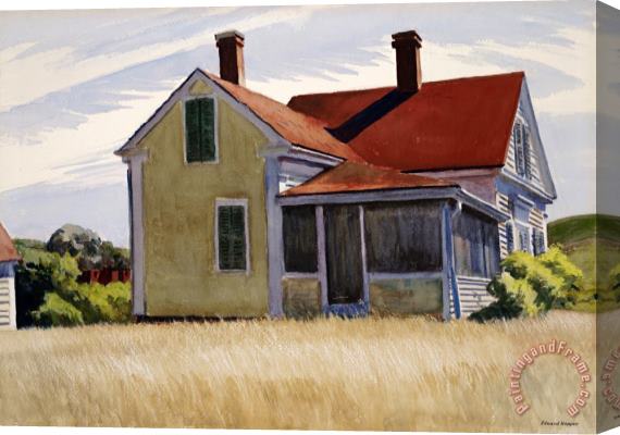 Edward Hopper Marshall's House Stretched Canvas Print / Canvas Art