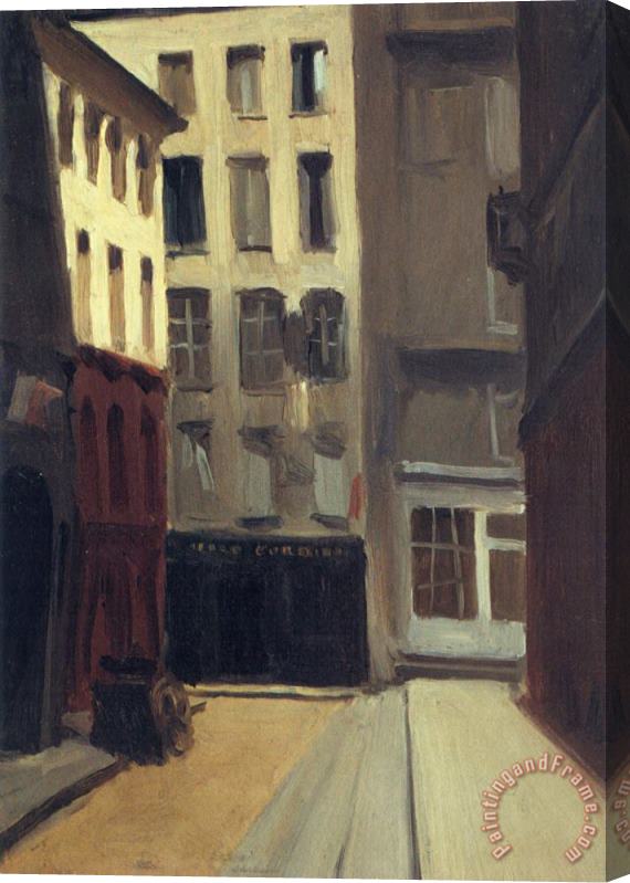 Edward Hopper Paris Street Stretched Canvas Painting / Canvas Art