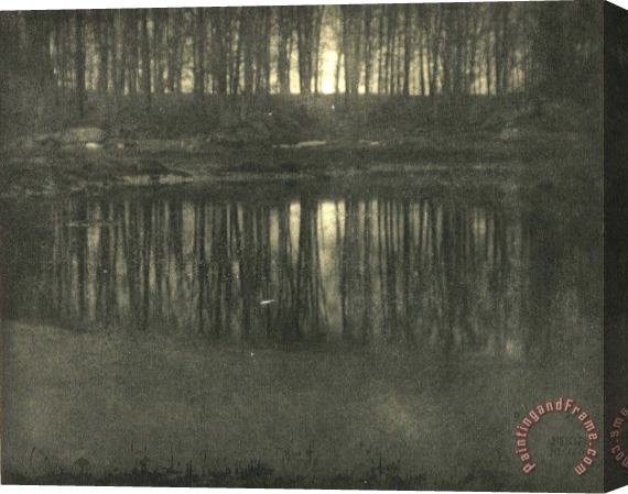 Edward Jean Steichen Moonlight The Pond Stretched Canvas Print / Canvas Art